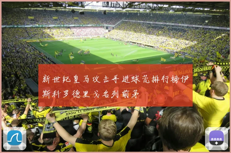 新世纪皇马攻击手进球荒排行榜伊斯科罗德里戈名列前茅